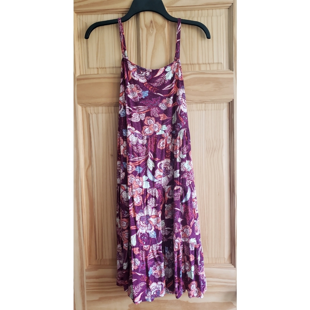 Old Navy Printed Sleeveless Tiered Dress